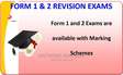 Form 1 2 Revision Exams