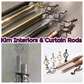 ADJUSTABLe new home interior curtain rods