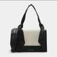 Charles and Keith black and white shoulder bag