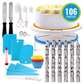 106 piece cake decorator set