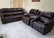 5/6 seater real recliner sofas
