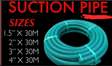 Suction hose pipe( wired inside) 2x30m