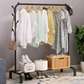 *Clothing Rack With Lower Storage Shelf for Boxes