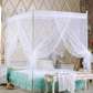 Generic 4*6 white and cream mosquito net