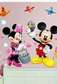 3D Mickey Minnie Wallpaper for a Girls Bedroom