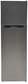 Mika Refrigerator, 168L, Direct Cool, Double Door, Silver Brush