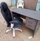 Executive chair with office desk