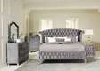 Fabric Tufted bed sets (bed+bedside drawers +ottomans+dressers)