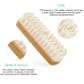 Suede Shoe Brush Wood White Rubber