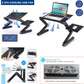 NEW DESIGN DOUBLE FAN ADJUSTABLE LAPTOP STAND WITH MOUSE PAD