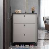 Modern Tipping Bucket Shoe Storage Cabinet