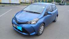 Vitz compact Hatchback Blue Spacious Trunk Efficient Ride