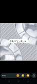 FGP 33782 K Ceramic Tile Gray White Geometric