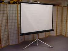 Tripod projection screen For Hire
