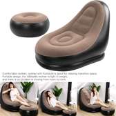 Inflatable seat with free electric pump
