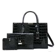 3 in 1 quality handbag (black)