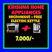 MICROWAVE + FREE ELECTRIC KETTLE