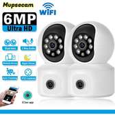 New Dual Lens 6mp Wifi Ip Camera Cctv 360 Ptz Smart Home