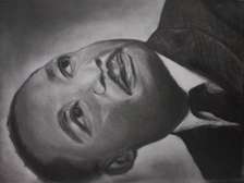 My A4 size art on J.R Martin Luther King.