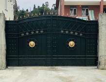 Elegant Black Iron Gate