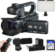 4K Video Camera Camcorder 64MP Auto Focus Vlogging Camera