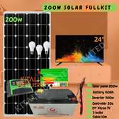 200w solar fullkit with tv 24"