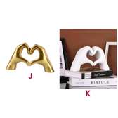 Hand love gesture decor statue