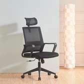 Office Chair: Adjustable Mesh Office Chair With Headrest