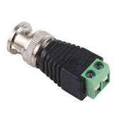 BNC male to jack connector with srew connection