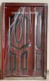 Double Steel Door with Mahogany Grain Colour
