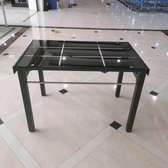 Black dining room table