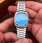 Omega Seamaster Automatic Day Date Blue Dial Vintage Watch