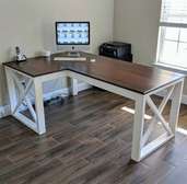 L shape office desk