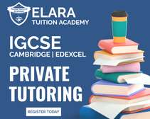 IGCSE Private Tutoring