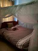 Bed 5by6 with mattress and mosquito net