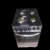 NUNIX 4gas standing cooker silver