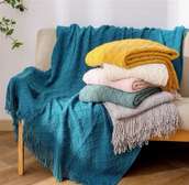 lush throw blankets in different colours