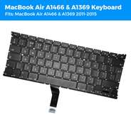 Replacement Keyboard UK Layout for Macbook Air A1466 A1369