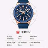 CURREN brand fashion casual silicone quartz men's watch