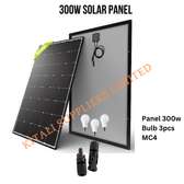300W Solar Panel Midkit + Bulb 3pcs + MC4 Connectors