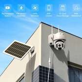 4G Simcard Rotating  PTZ Security Solar CCTV Camera