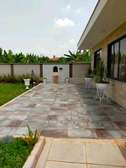 Durable Natural Stone Patio Tiles Large Format Earth Tones