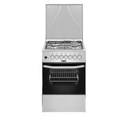 Von VAC5F131PS 3 Gas + 1 Electric Cooker - Silver
