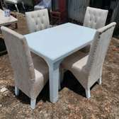 Readily Available 4-Seater White Dining