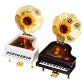 Loud Vintage Retro Music Box Piano Phonograph