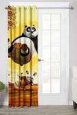 cheerful cartoon themed curtains