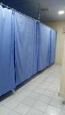 Antimicrobial hospital curtains