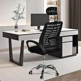 Office Chair: Headrest High Back Office Chair