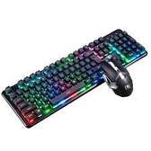New Gaming Keyboard and Mouse With Rainbow Back Light