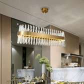 *Modern Rectangle Crystal Contracted Droplight Luxury Lamp